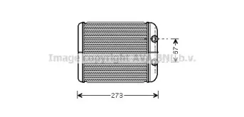 RT6343 AVA QUALITY COOLING Теплообменник, отопление салона RT6343 AVA QUALITY COOLING Теплообменник, отопление салона