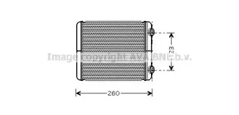 RT6344 AVA QUALITY COOLING Теплообменник, отопление салона RT6344 AVA QUALITY COOLING Теплообменник, отопление салона