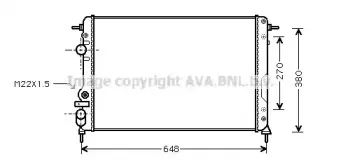 RTA2266 AVA QUALITY COOLING Радиатор, охлаждение двигателя RTA2266 AVA QUALITY COOLING Радиатор, охлаждение двигателя
