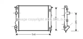 RTA2270 AVA QUALITY COOLING Радиатор, охлаждение двигателя RTA2270 AVA QUALITY COOLING Радиатор, охлаждение двигателя