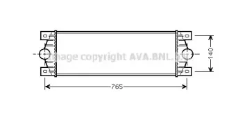 RTA4329 AVA QUALITY COOLING Интеркулер RTA4329 AVA QUALITY COOLING Интеркулер