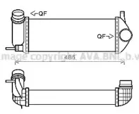 RTA4615 AVA QUALITY COOLING Интеркулер RTA4615 AVA QUALITY COOLING Интеркулер