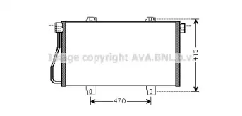 RTA5352 AVA QUALITY COOLING Конденсатор, кондиционер RTA5352 AVA QUALITY COOLING Конденсатор, кондиционер