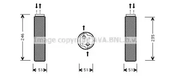 RTD094 AVA QUALITY COOLING Осушитель, кондиционер RTD094 AVA QUALITY COOLING Осушитель, кондиционер