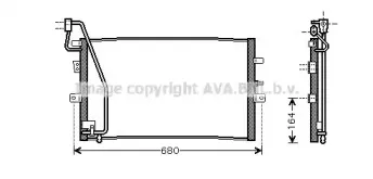 SB5056 AVA QUALITY COOLING Конденсатор, кондиционер SB5056 AVA QUALITY COOLING Конденсатор, кондиционер