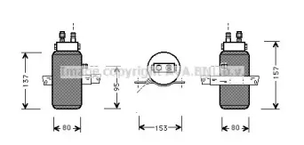SBD043 AVA QUALITY COOLING Осушитель, кондиционер SBD043 AVA QUALITY COOLING Осушитель, кондиционер