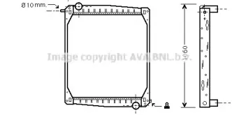 SC2012 AVA QUALITY COOLING Радиатор, охлаждение двигателя SC2012 AVA QUALITY COOLING Радиатор, охлаждение двигателя