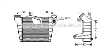 ST4036 AVA QUALITY COOLING Интеркулер ST4036 AVA QUALITY COOLING Интеркулер