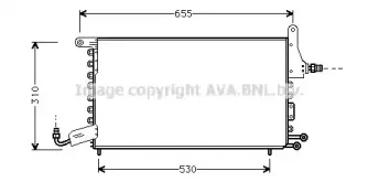 ST5026D AVA QUALITY COOLING Конденсатор, кондиционер ST5026D AVA QUALITY COOLING Конденсатор, кондиционер