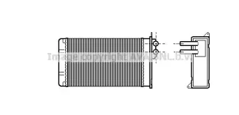 ST6025 AVA QUALITY COOLING Теплообменник, отопление салона ST6025 AVA QUALITY COOLING Теплообменник, отопление салона
