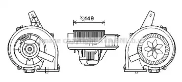 ST8044 AVA QUALITY COOLING Электродвигатель, вентиляция салона ST8044 AVA QUALITY COOLING Электродвигатель, вентиляция салона