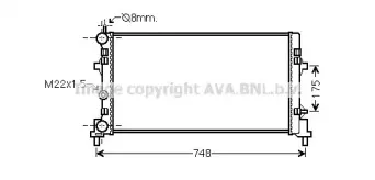 STA2037 AVA QUALITY COOLING Радиатор, охлаждение двигателя STA2037 AVA QUALITY COOLING Радиатор, охлаждение двигателя