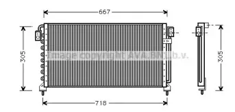 SU5028 AVA QUALITY COOLING Конденсатор, кондиционер SU5028 AVA QUALITY COOLING Конденсатор, кондиционер