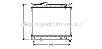 SZ2015 AVA QUALITY COOLING Радиатор, охлаждение двигателя SZ2015 AVA QUALITY COOLING Радиатор, охлаждение двигателя