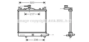 SZ2057 AVA QUALITY COOLING Радиатор, охлаждение двигателя SZ2057 AVA QUALITY COOLING Радиатор, охлаждение двигателя