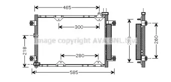 SZ5075D AVA QUALITY COOLING Конденсатор, кондиционер SZ5075D AVA QUALITY COOLING Конденсатор, кондиционер