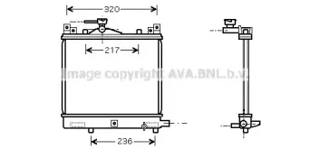 SZA2057 AVA QUALITY COOLING Радиатор, охлаждение двигателя SZA2057 AVA QUALITY COOLING Радиатор, охлаждение двигателя