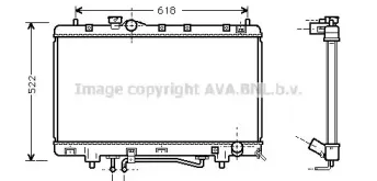 TO2242 AVA QUALITY COOLING Радиатор, охлаждение двигателя TO2242 AVA QUALITY COOLING Радиатор, охлаждение двигателя