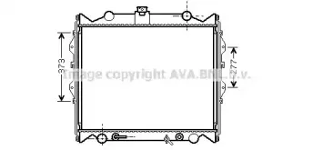 TO2311 AVA QUALITY COOLING Радиатор, охлаждение двигателя TO2311 AVA QUALITY COOLING Радиатор, охлаждение двигателя