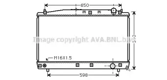 TO2366 AVA QUALITY COOLING Радиатор, охлаждение двигателя TO2366 AVA QUALITY COOLING Радиатор, охлаждение двигателя