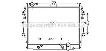 TO2491 AVA QUALITY COOLING Радиатор, охлаждение двигателя TO2491 AVA QUALITY COOLING Радиатор, охлаждение двигателя