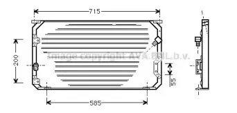 TO5190 AVA QUALITY COOLING Конденсатор, кондиционер TO5190 AVA QUALITY COOLING Конденсатор, кондиционер