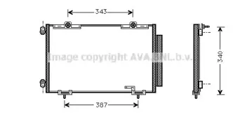 TO5266D AVA QUALITY COOLING Конденсатор, кондиционер TO5266D AVA QUALITY COOLING Конденсатор, кондиционер