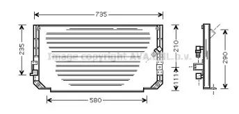 TO5279 AVA QUALITY COOLING Конденсатор, кондиционер TO5279 AVA QUALITY COOLING Конденсатор, кондиционер