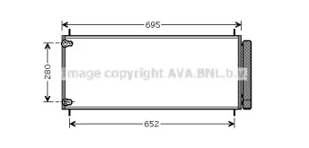 TO5406D AVA QUALITY COOLING Конденсатор, кондиционер TO5406D AVA QUALITY COOLING Конденсатор, кондиционер