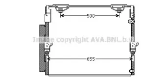 TO5560D AVA QUALITY COOLING Конденсатор, кондиционер TO5560D AVA QUALITY COOLING Конденсатор, кондиционер