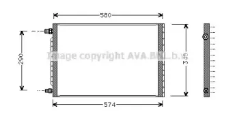 UV5009 AVA QUALITY COOLING Конденсатор, кондиционер UV5009 AVA QUALITY COOLING Конденсатор, кондиционер