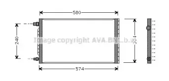 UV5011 AVA QUALITY COOLING Конденсатор, кондиционер UV5011 AVA QUALITY COOLING Конденсатор, кондиционер