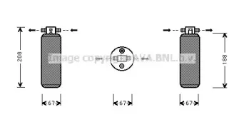 UVD027 AVA QUALITY COOLING Осушитель, кондиционер UVD027 AVA QUALITY COOLING Осушитель, кондиционер