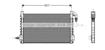 VL5015 AVA QUALITY COOLING Конденсатор, кондиционер VL5015 AVA QUALITY COOLING Конденсатор, кондиционер
