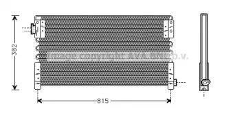 VL5019 AVA QUALITY COOLING Конденсатор, кондиционер VL5019 AVA QUALITY COOLING Конденсатор, кондиционер