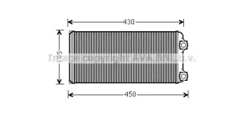 VL6048 AVA QUALITY COOLING Теплообменник, отопление салона VL6048 AVA QUALITY COOLING Теплообменник, отопление салона