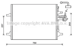 VO5166D AVA QUALITY COOLING Конденсатор, кондиционер VO5166D AVA QUALITY COOLING Конденсатор, кондиционер