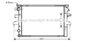 VW2231 AVA QUALITY COOLING Радиатор, охлаждение двигателя VW2231 AVA QUALITY COOLING Радиатор, охлаждение двигателя