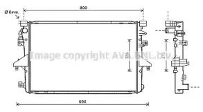VW2317 AVA QUALITY COOLING Радиатор, охлаждение двигателя VW2317 AVA QUALITY COOLING Радиатор, охлаждение двигателя