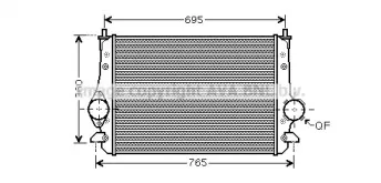 VW4251 AVA QUALITY COOLING Интеркулер VW4251 AVA QUALITY COOLING Интеркулер