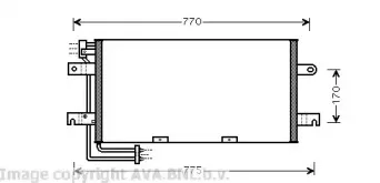 VW5195 AVA QUALITY COOLING Конденсатор, кондиционер VW5195 AVA QUALITY COOLING Конденсатор, кондиционер