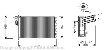 VW6173 AVA QUALITY COOLING Теплообменник, отопление салона VW6173 AVA QUALITY COOLING Теплообменник, отопление салона