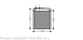 VW6256 AVA QUALITY COOLING Теплообменник, отопление салона VW6256 AVA QUALITY COOLING Теплообменник, отопление салона
