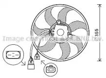 VW7534 AVA QUALITY COOLING Вентилятор, охлаждение двигателя VW7534 AVA QUALITY COOLING Вентилятор, охлаждение двигателя