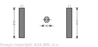 VWD073 AVA QUALITY COOLING Осушитель, кондиционер VWD073 AVA QUALITY COOLING Осушитель, кондиционер