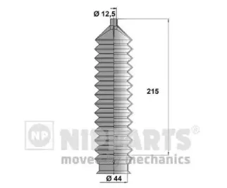 J2840300 NIPPARTS Комплект пылника, рулевое управление J2840300 NIPPARTS Комплект пылника, рулевое управление