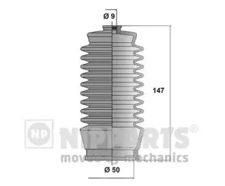 J2852003 NIPPARTS Комплект пылника, рулевое управление J2852003 NIPPARTS Комплект пылника, рулевое управление
