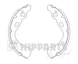 J3503030 NIPPARTS Комплект тормозных колодок J3503030 NIPPARTS Комплект тормозных колодок