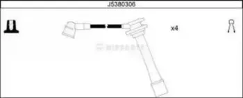 J5380306 NIPPARTS Комплект проводов зажигания J5380306 NIPPARTS Комплект проводов зажигания