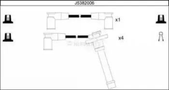 J5382006 NIPPARTS Комплект проводов зажигания J5382006 NIPPARTS Комплект проводов зажигания